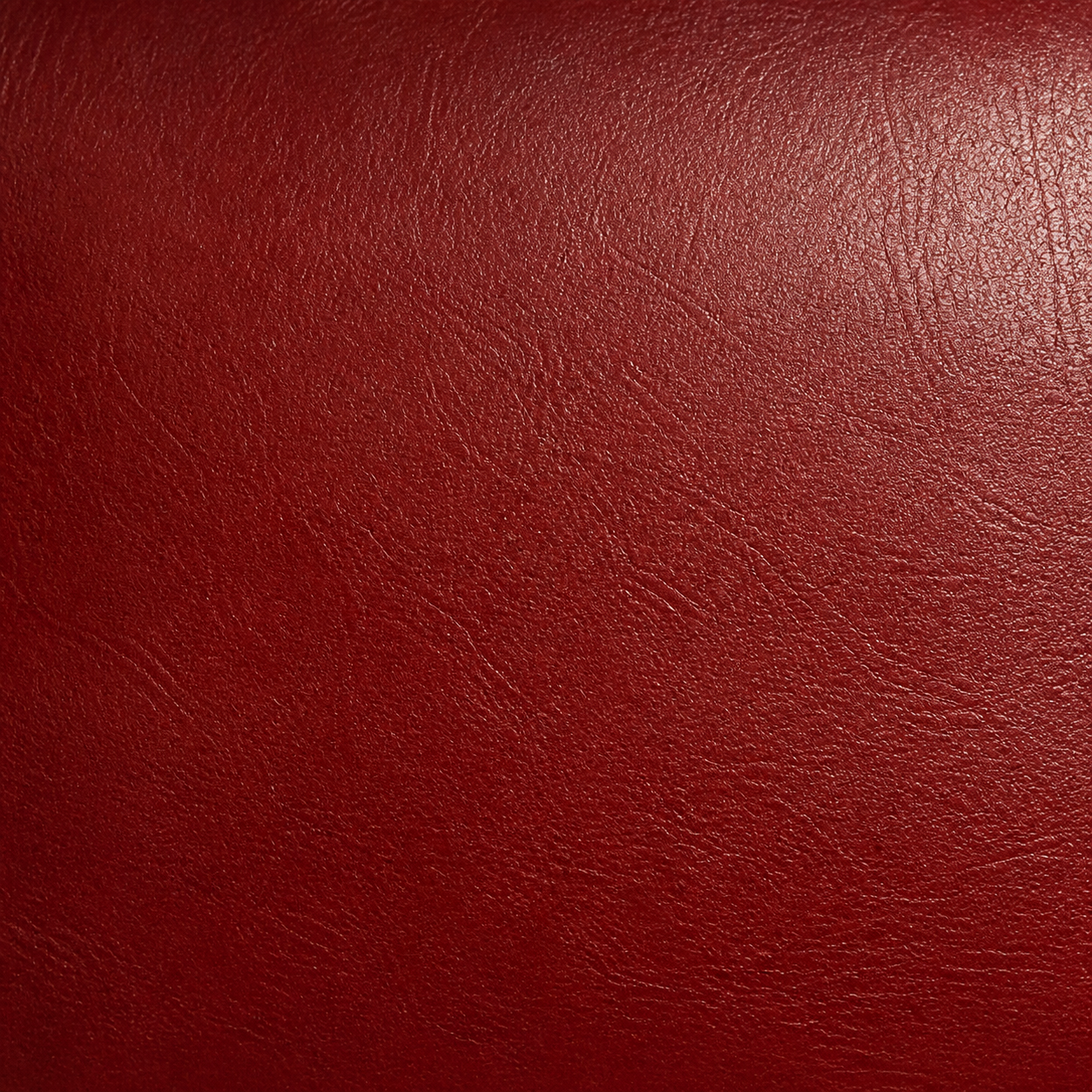 Warm oxblood red accent upholstery material for Sundara bar seating
